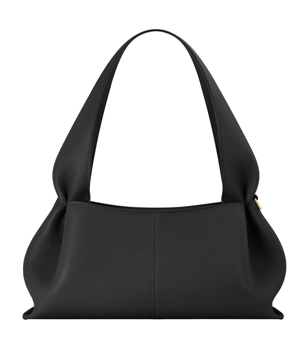 POLENE Numéro Neuf ブラック Polène | Bag - Numéro Neuf East-West - Textured Black – Polène SG