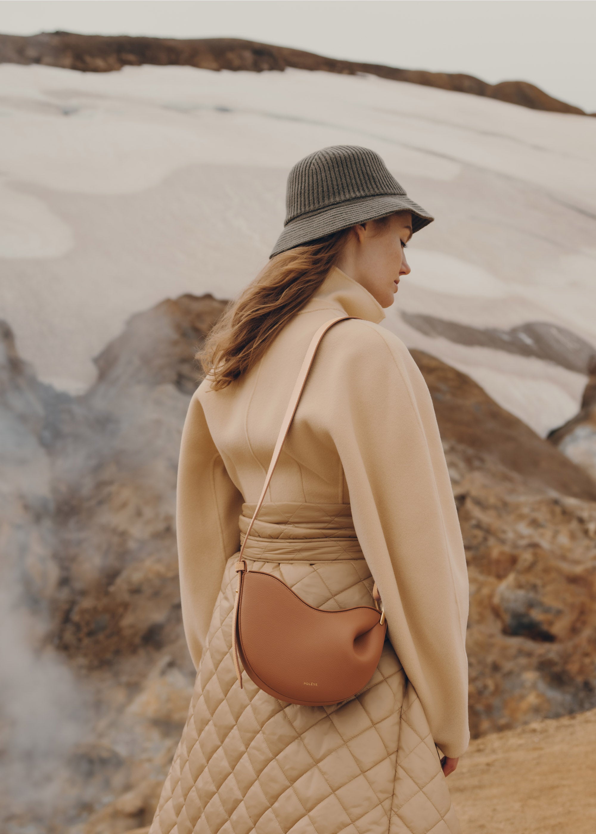 POLENE トンカデュオ ショルダーバッグ Polène | Bag - Tonca - Duo Camel – Polène SG